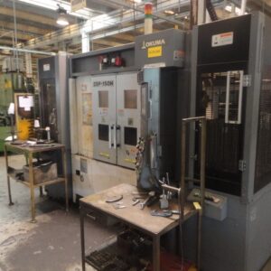 Centro de Torneamento CNC Okuma 2SP-150H Robotizado