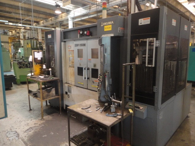 Centro de Torneamento CNC Okuma 2SP-150H Robotizado